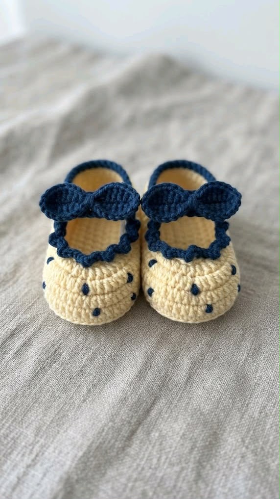 chaussons pour bébé au crochet