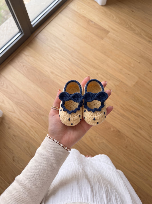 chaussons pour bébé au crochet
